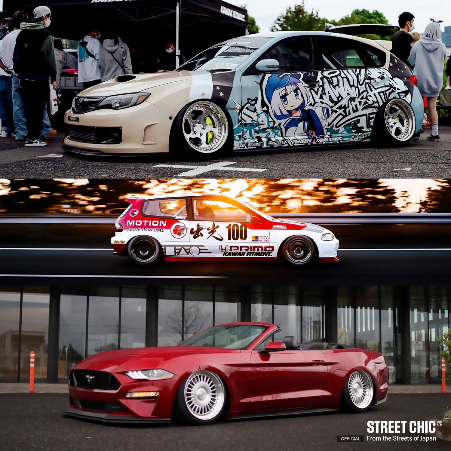 kawaii fitmentとは?カスタムカーとアパレルブランドを持つチーム。
